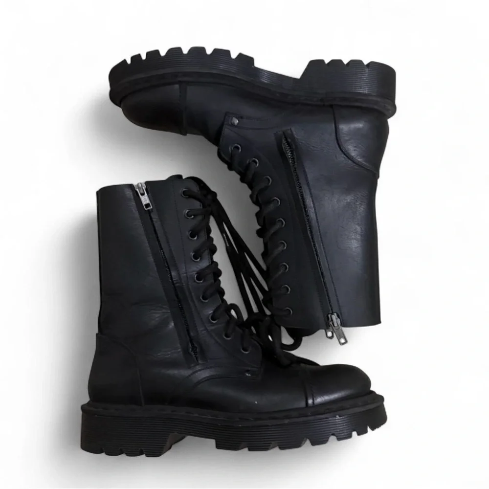 Vetements Black Combat Boots - Picture 1 of 7